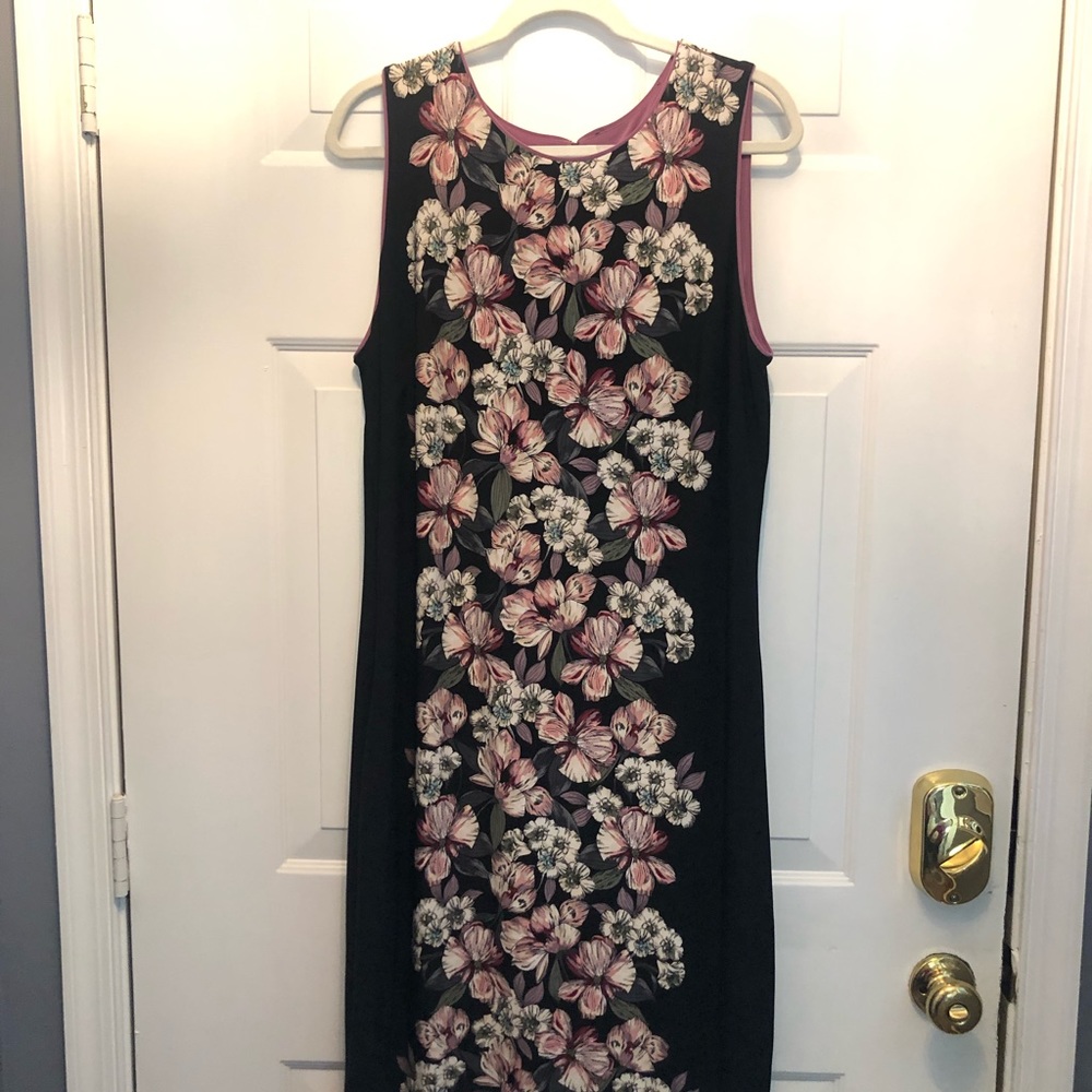Womens reversible jersey knit sheath dress
